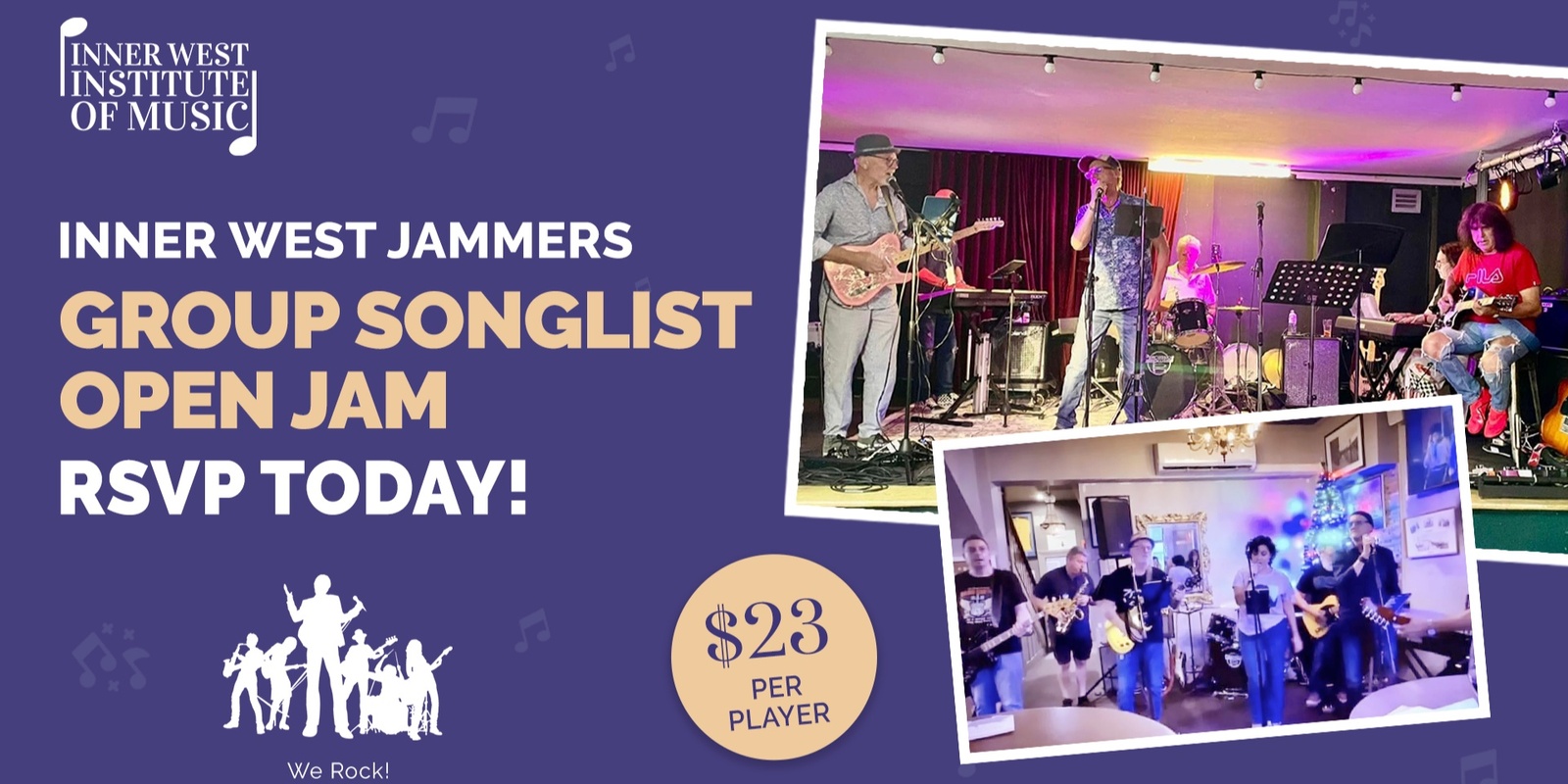 Banner image for Inner West Jammers Songlist Jam Night