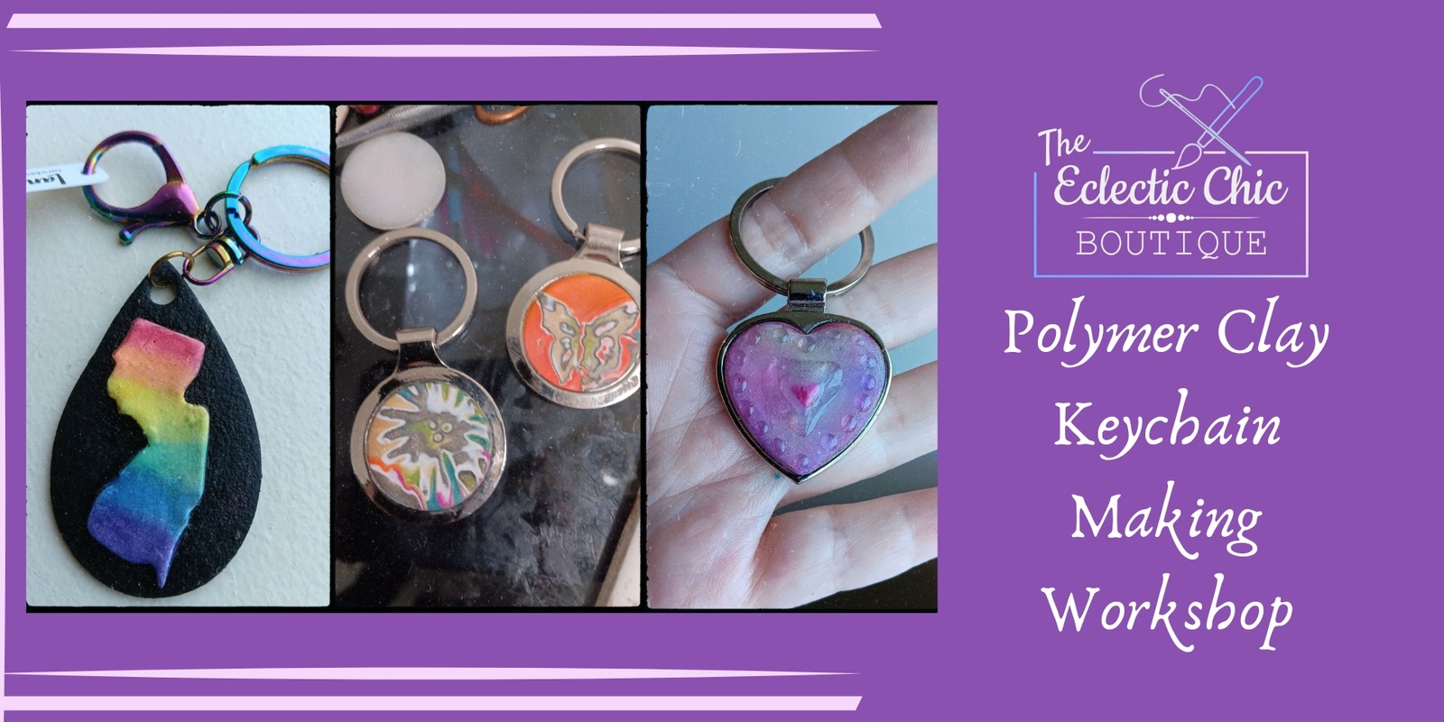 Banner image for Polymer Clay Keychain Making Workshop