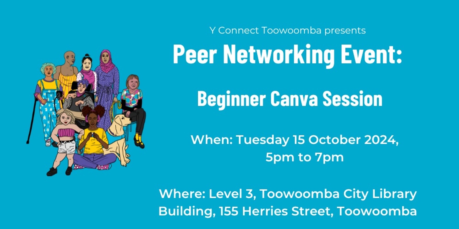 Banner image for Y Connect Peer Networking Event - Canva