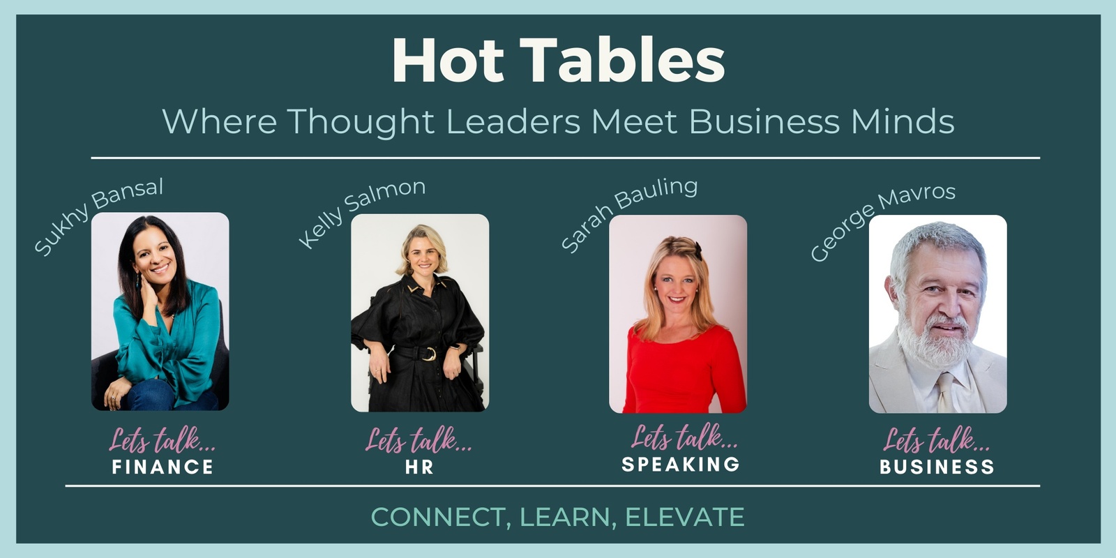 Banner image for Hot Tables - Learn, Grow & Connect