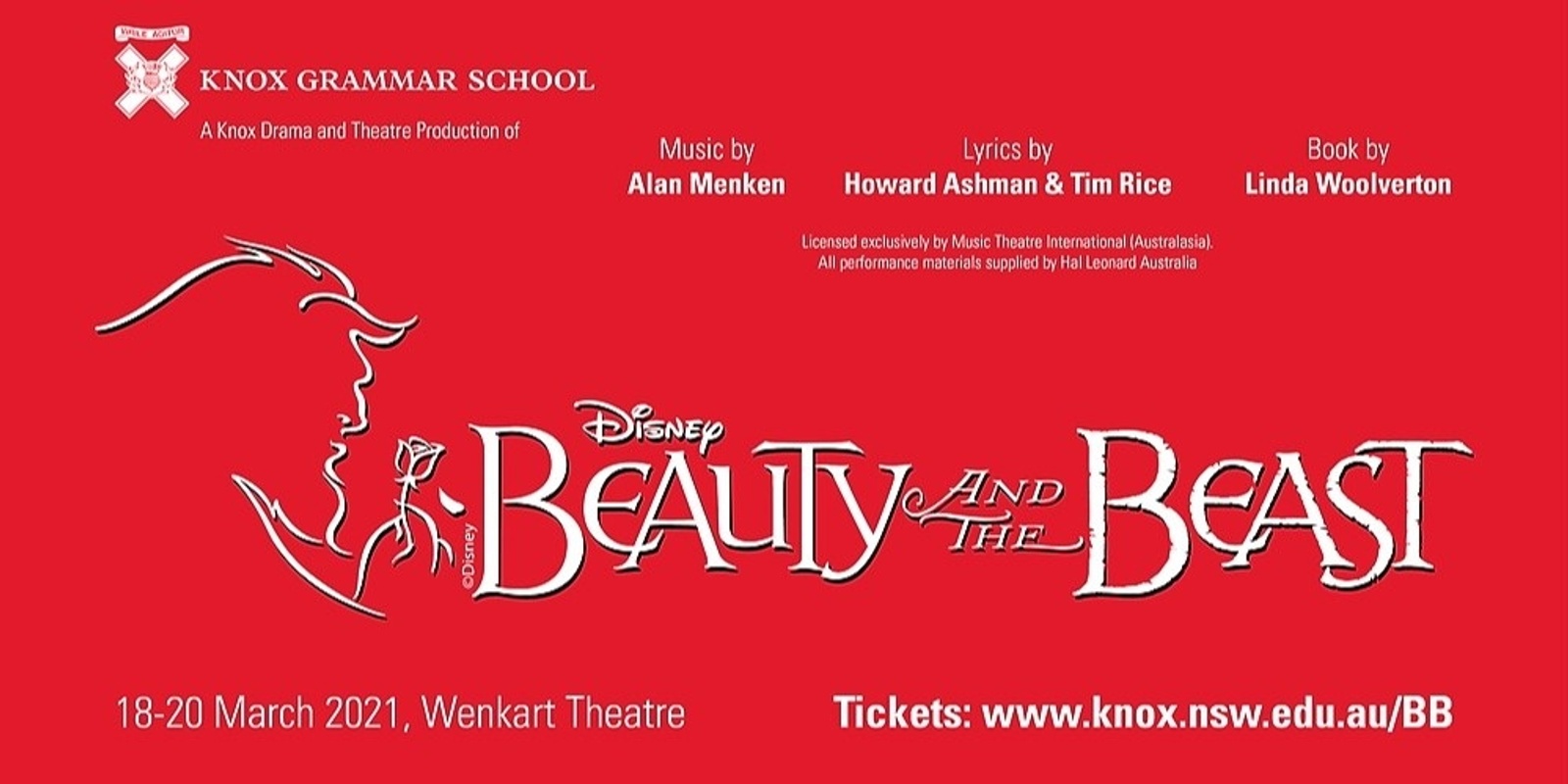 Banner image for Knox Grammar School presents 'Beauty and the Beast'