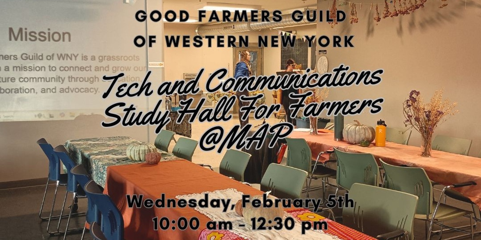 Banner image for Technology & Communications For Farmers Study Hall