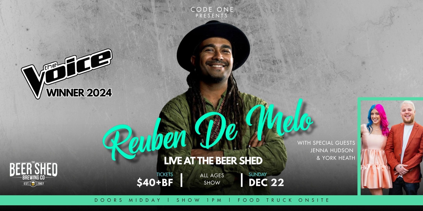 Banner image for Reuben De Melo Live at The Beer Shed