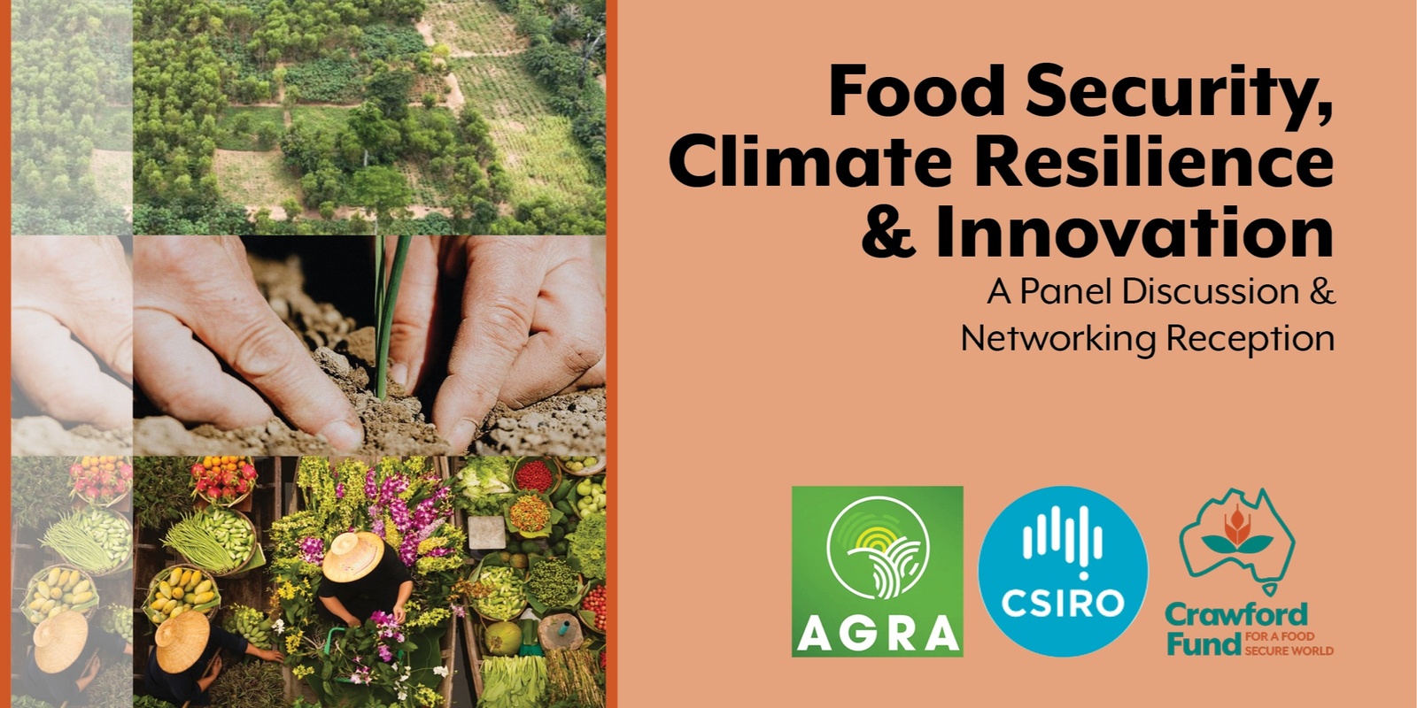 Banner image for “Food Security, Climate Resilience and Innovation”