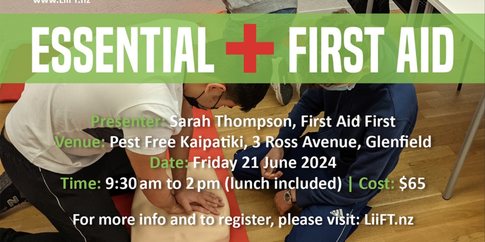 Banner image for ESSENTIAL FIRST AID WORKSHOP