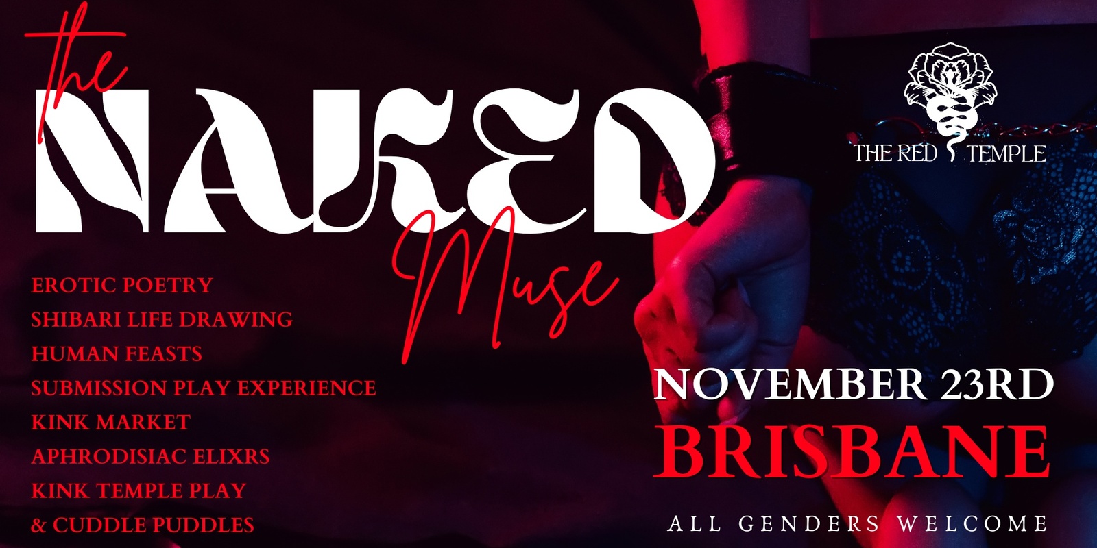 Banner image for THE NAKED MUSE | BRISBANE | NOVEMBER 23rd