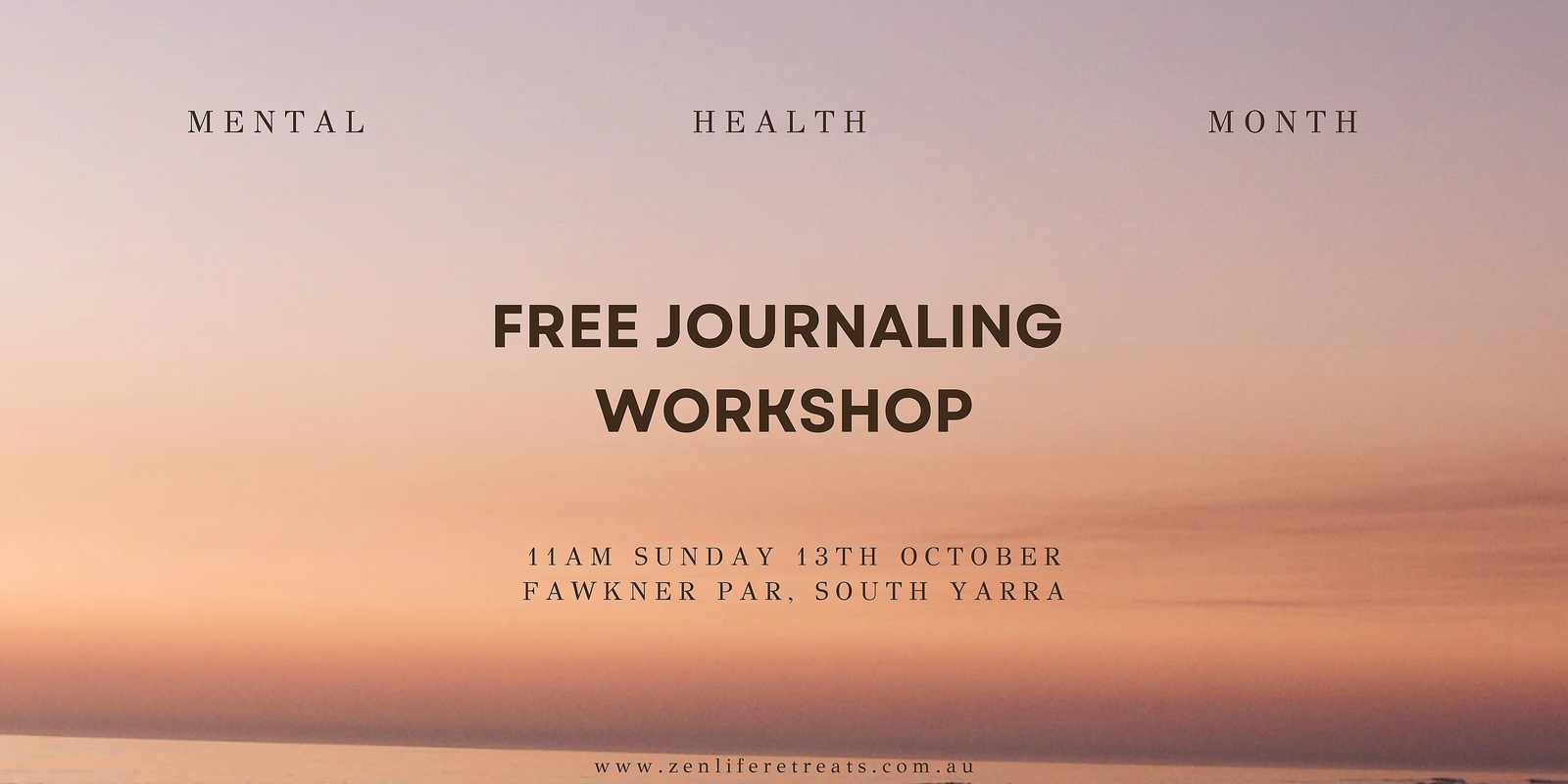 Banner image for FREE Journaling Workshop for Mental Health Month