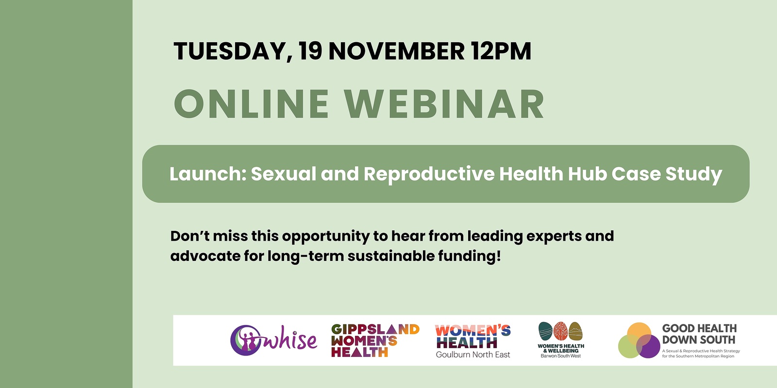 Banner image for Launch event: Sexual and Reproductive Health Hubs Case Study