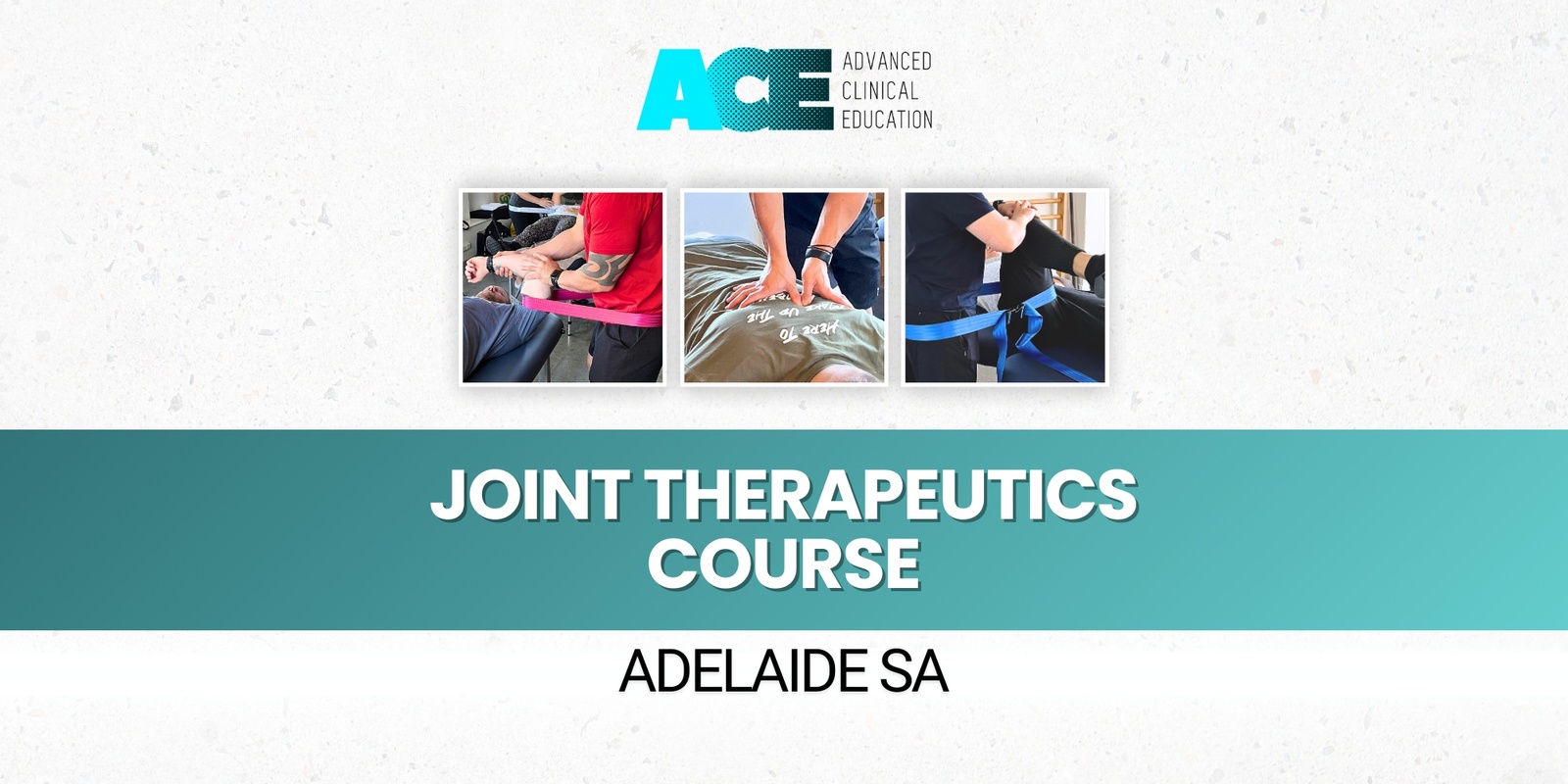 Banner image for Joint Therapeutics Course (Adelaide SA)