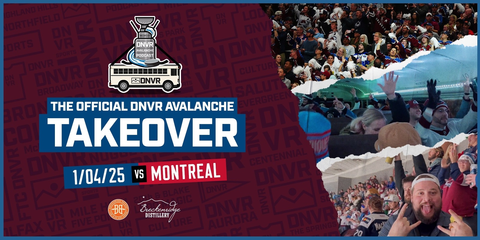 Banner image for DNVR Avalanche Takeover vs. Montreal Canadiens