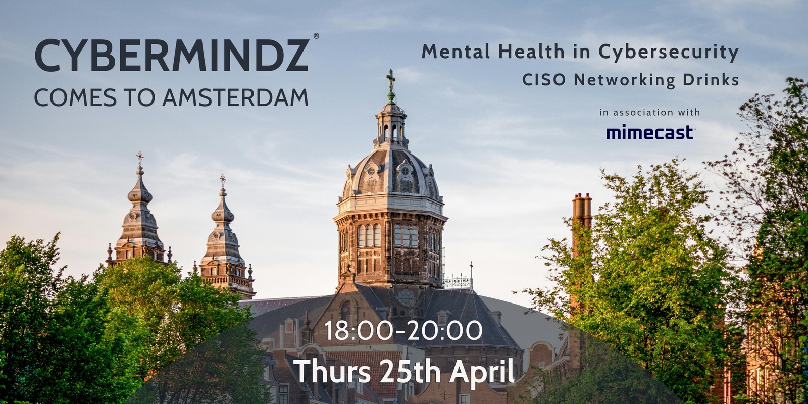 Banner image for Cybermindz CISO Drinks - Amsterdam