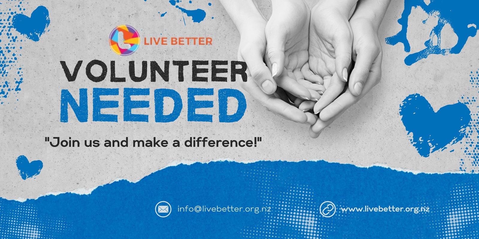 Banner image for VolunteerNeeded : Register your interest 