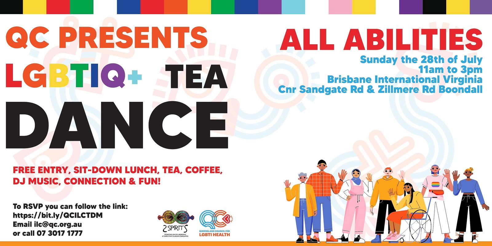 Banner image for QC LGBTIQ+ All Abilities Tea Dance