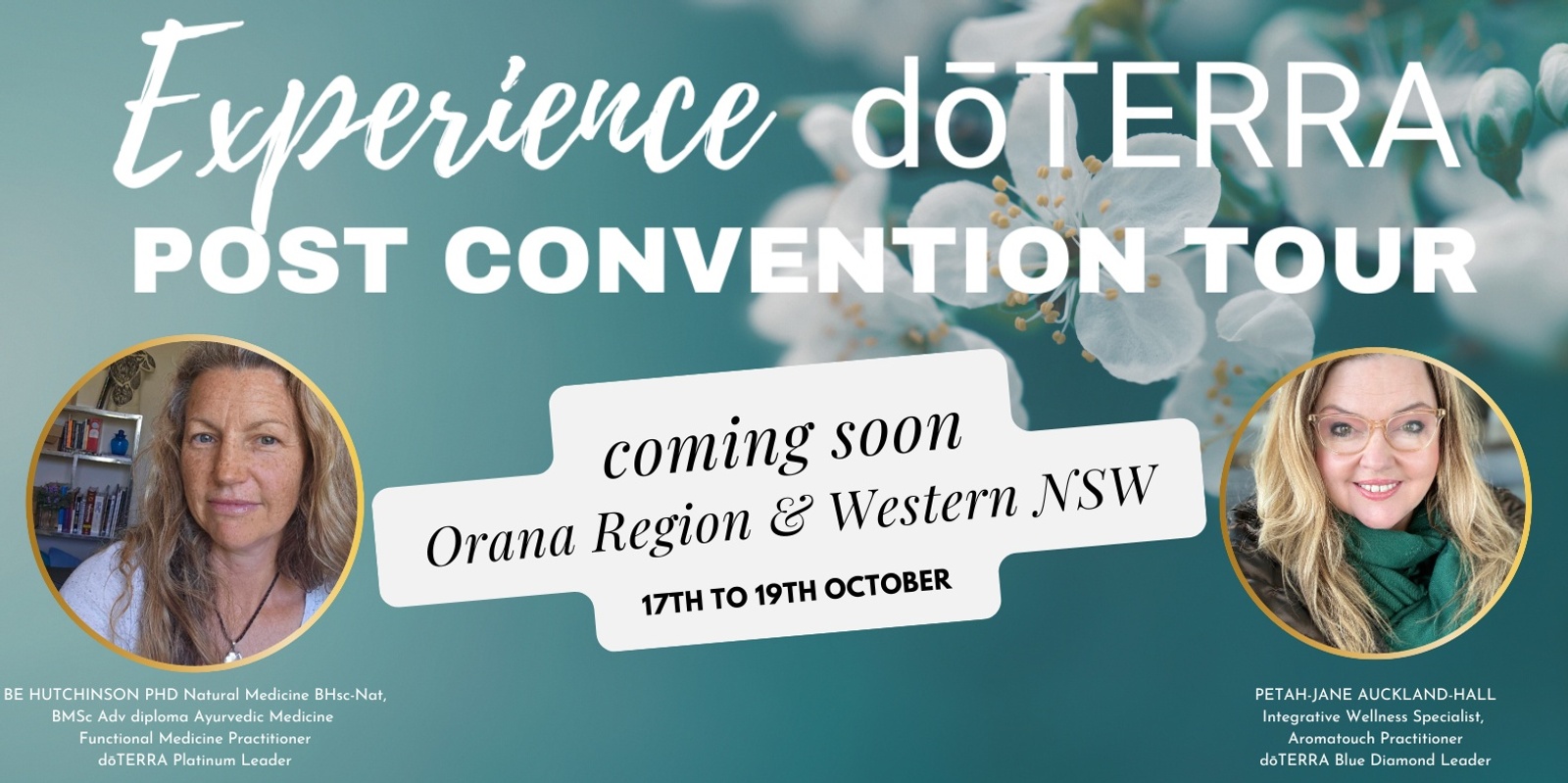 Banner image for Experience dōTERRA Post Convention Tour (Coonabarabran)