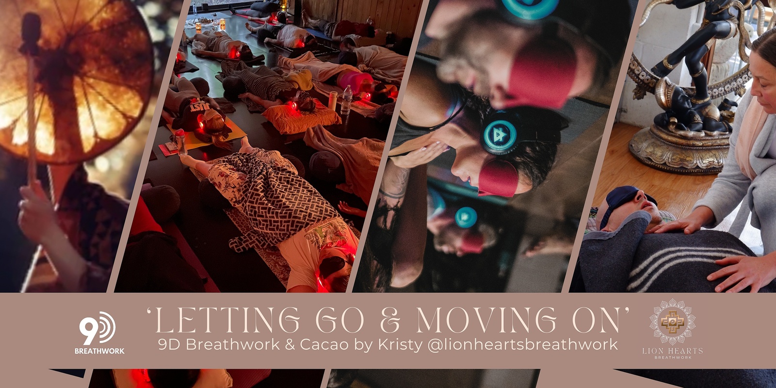 Banner image for 'Letting Go & Moving On' 9D Breathwork & Cacao - Charmhaven