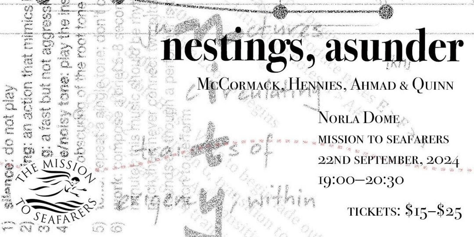 Banner image for nestings, asunder