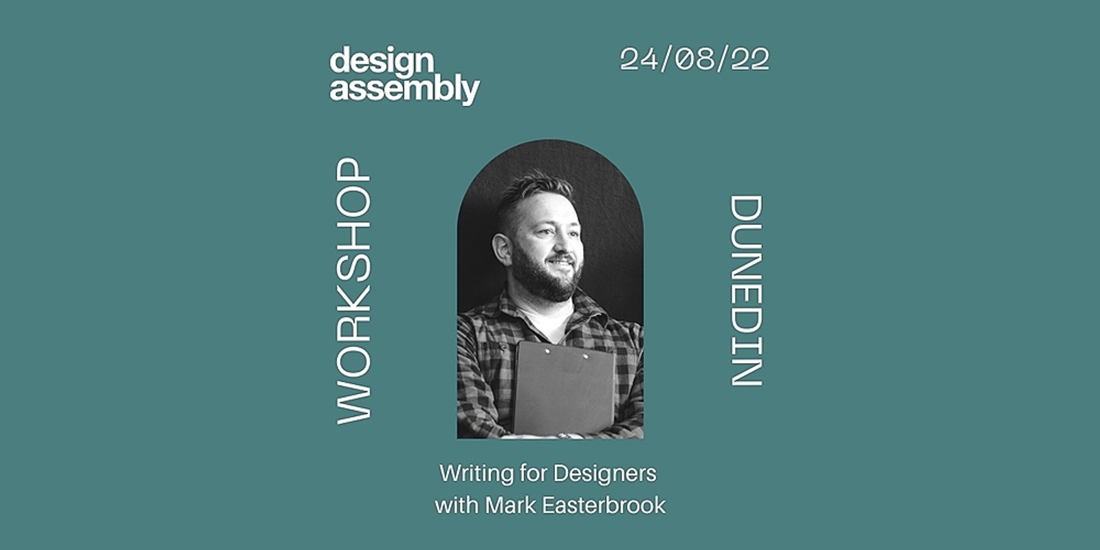 Banner image for DUNEDIN DA Workshop: Writing for Designers with Mark Easterbrook