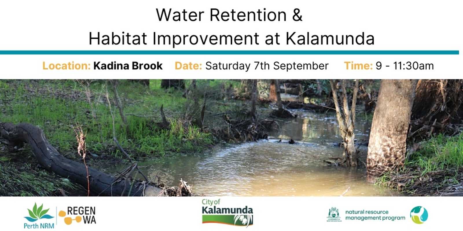 Banner image for Water Retention and Habitat Improvement in Kalamunda