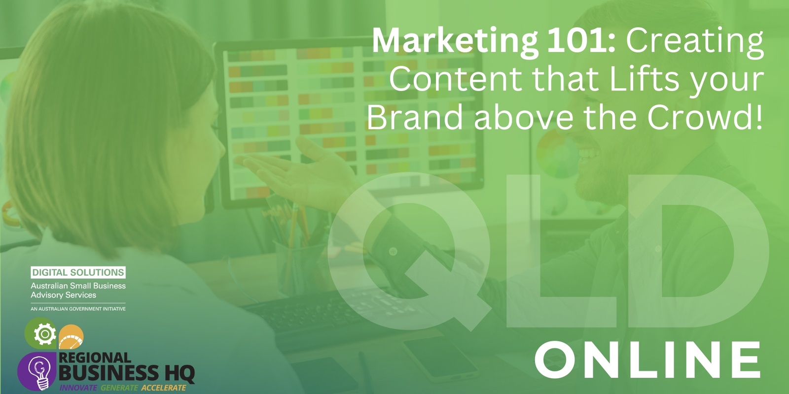 Banner image for Marketing 101: Creating Content that Lifts your Brand above the Crowd! 