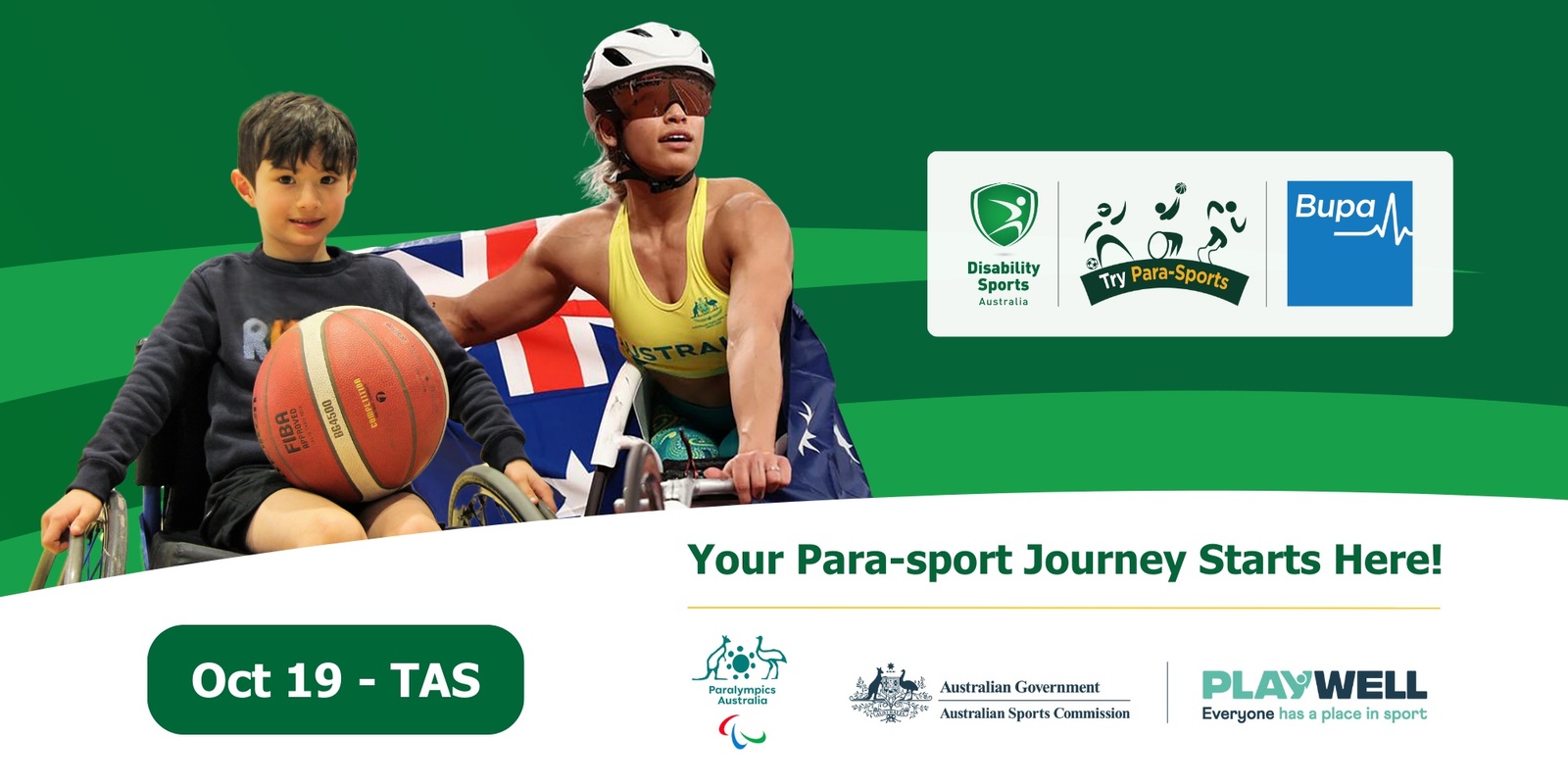 Banner image for Bupa Try Para-Sports - Tasmania