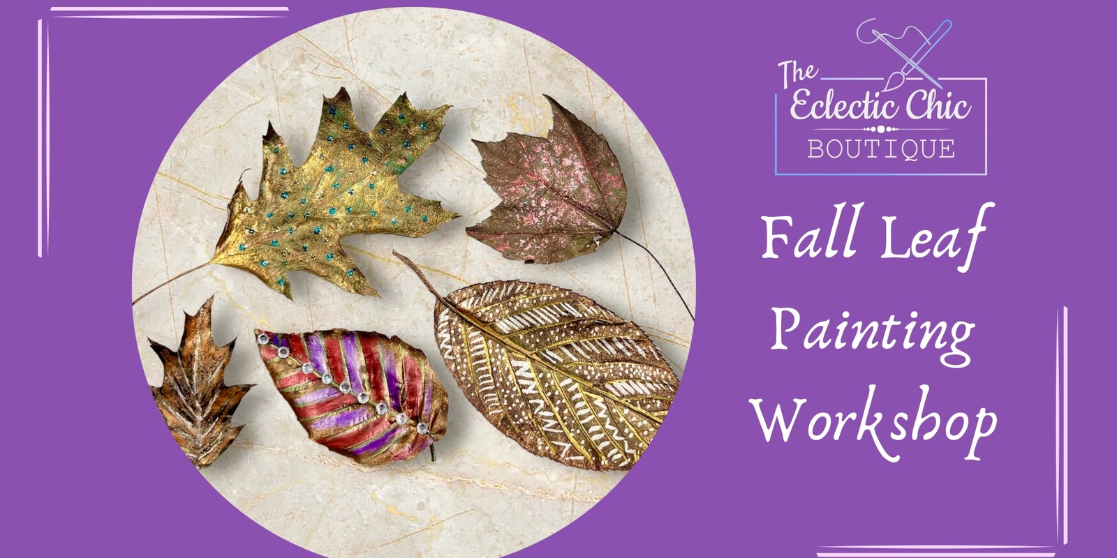 Banner image for Fall Leaf Painting Workshop