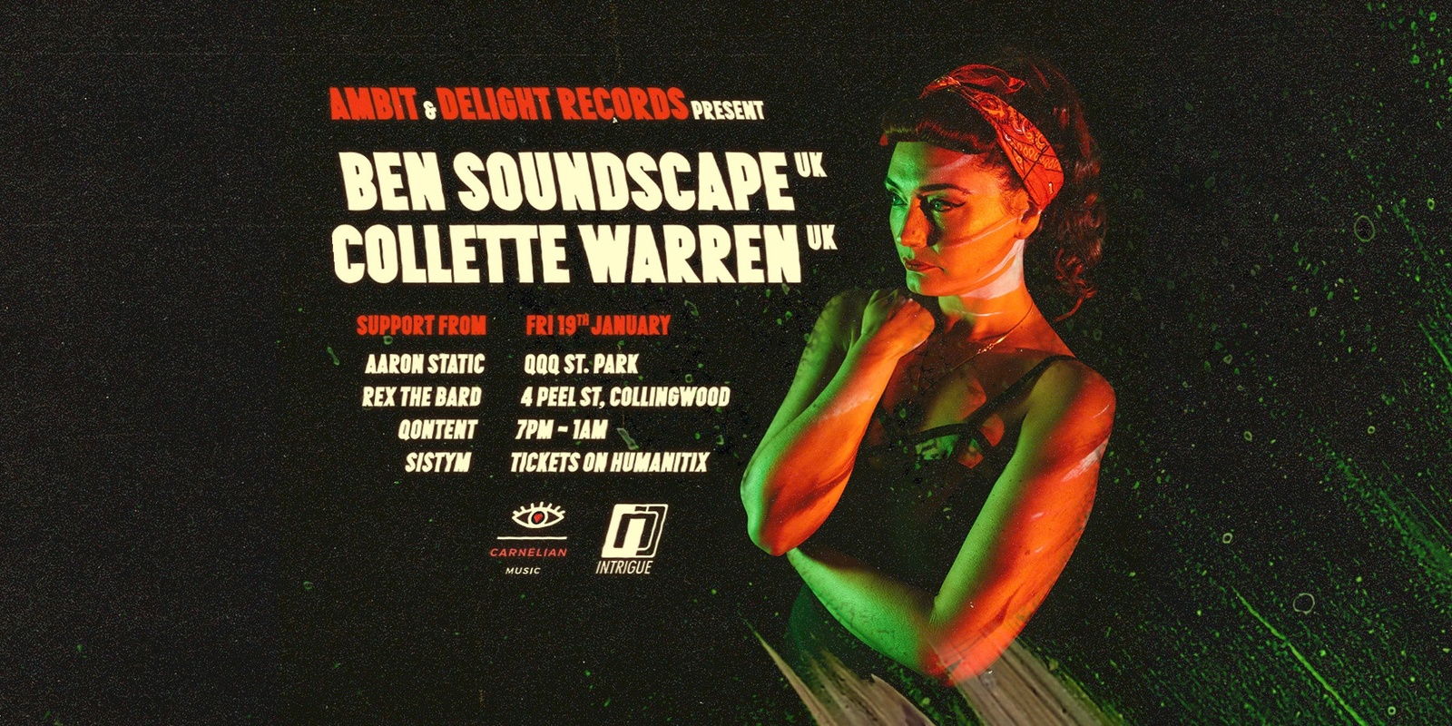 Banner image for Ben Soundscape & Collette Warren - Melbourne