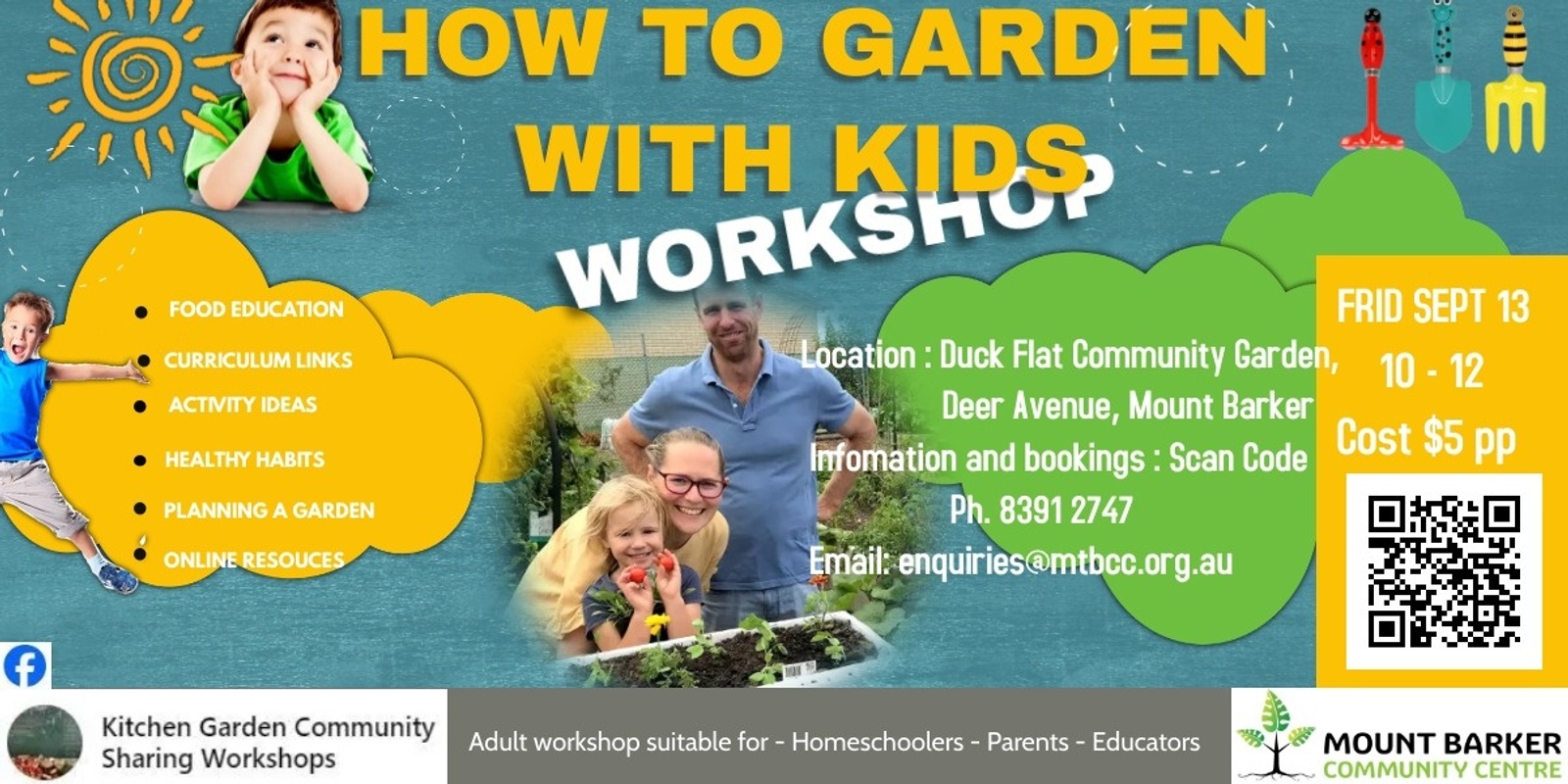 Banner image for How to Garden With Kids - a workshop for adults
