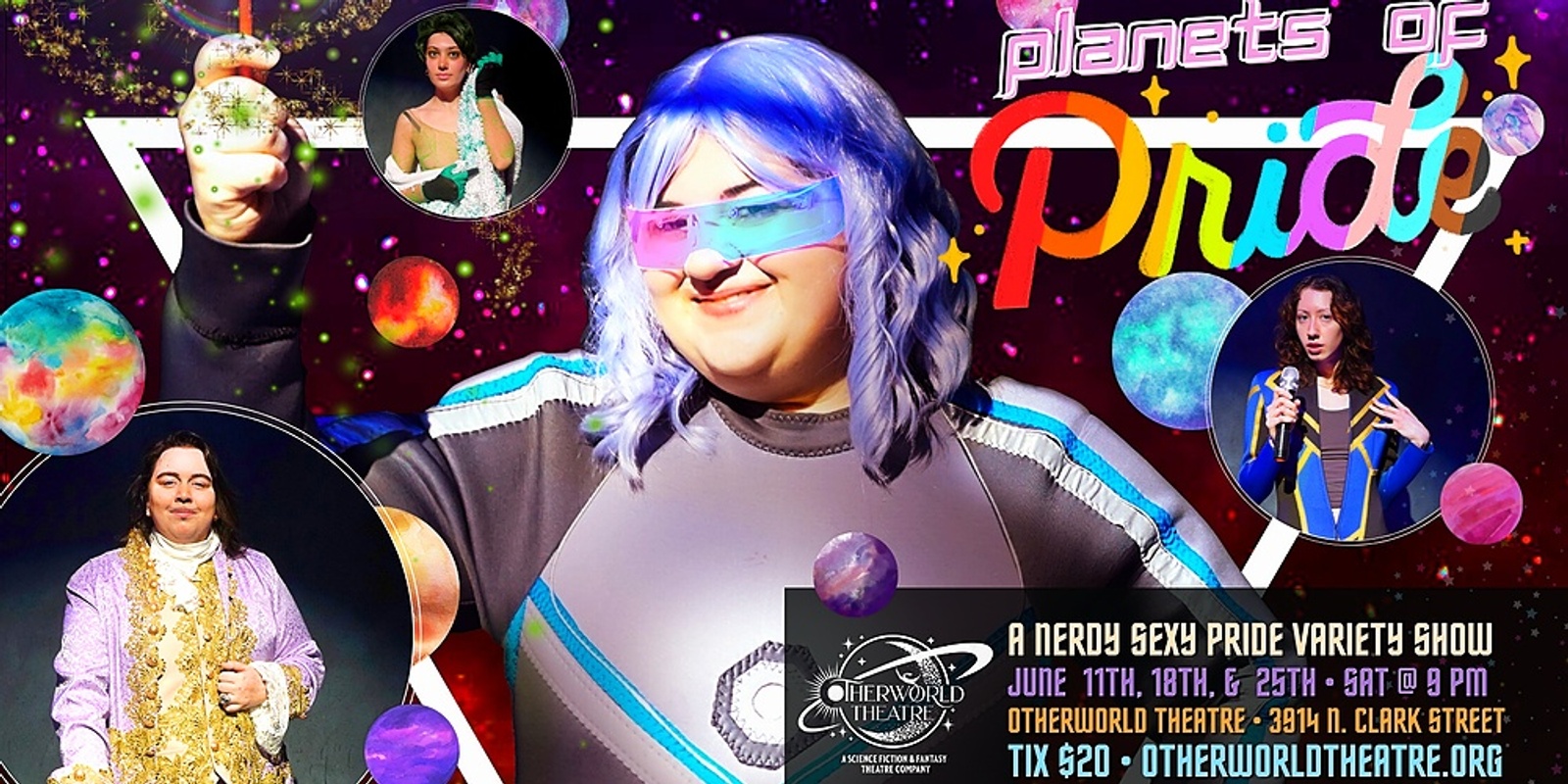 Banner image for Planets of Pride: A Nerdy Sexy Pride Variety Show