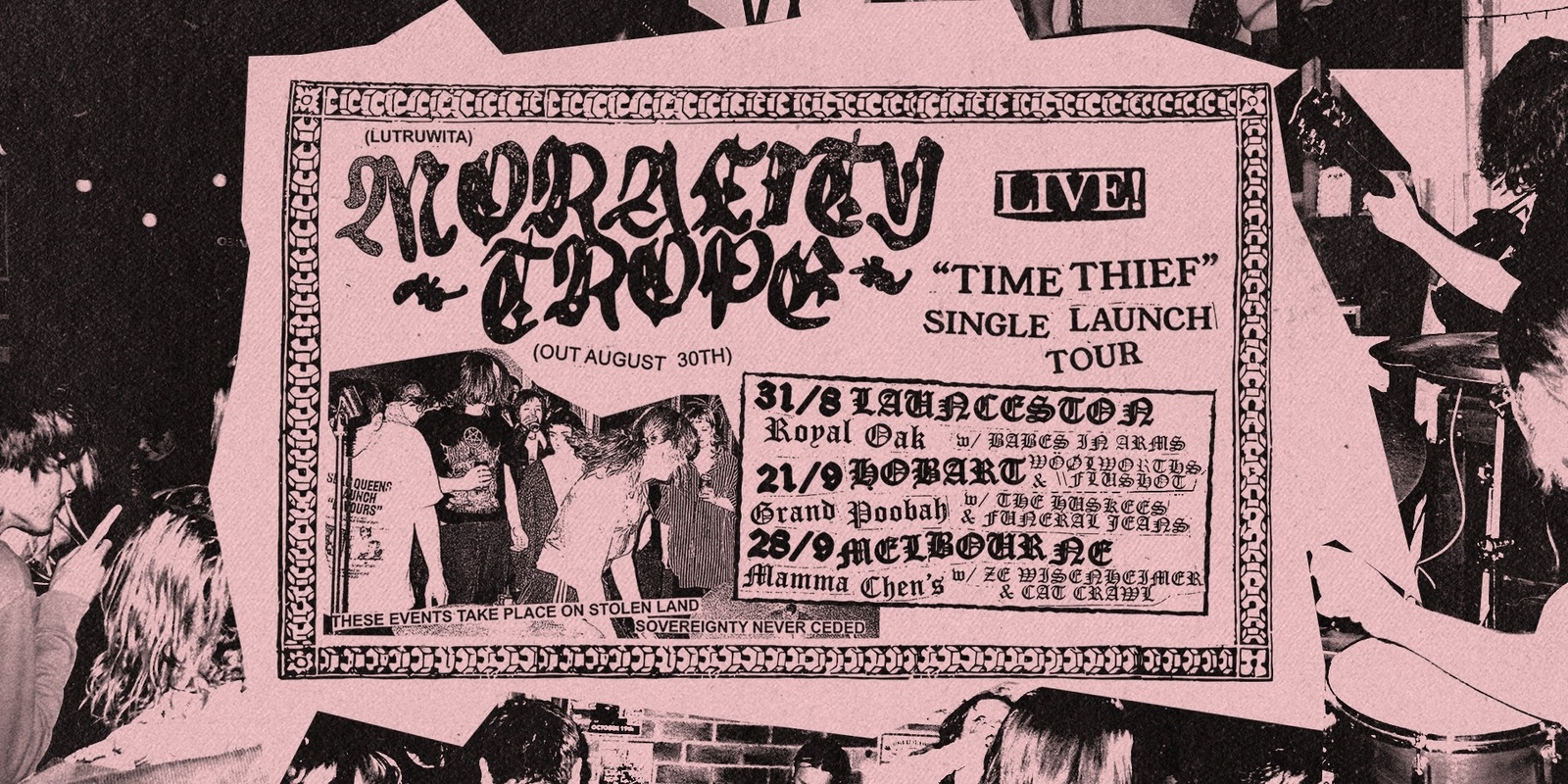 Banner image for Morality Trope - 'Time Thief' Single Launch Tour