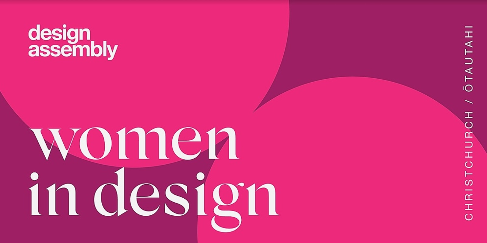 Banner image for CHRISTCHURCH DA Friends Event: DA Women In Design Lunch