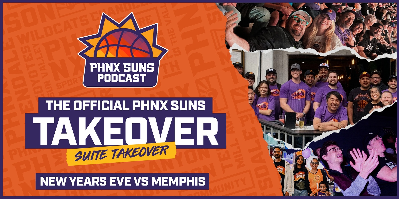 Banner image for PHNX Suns Suite Takeover Dec 31 vs Memphis