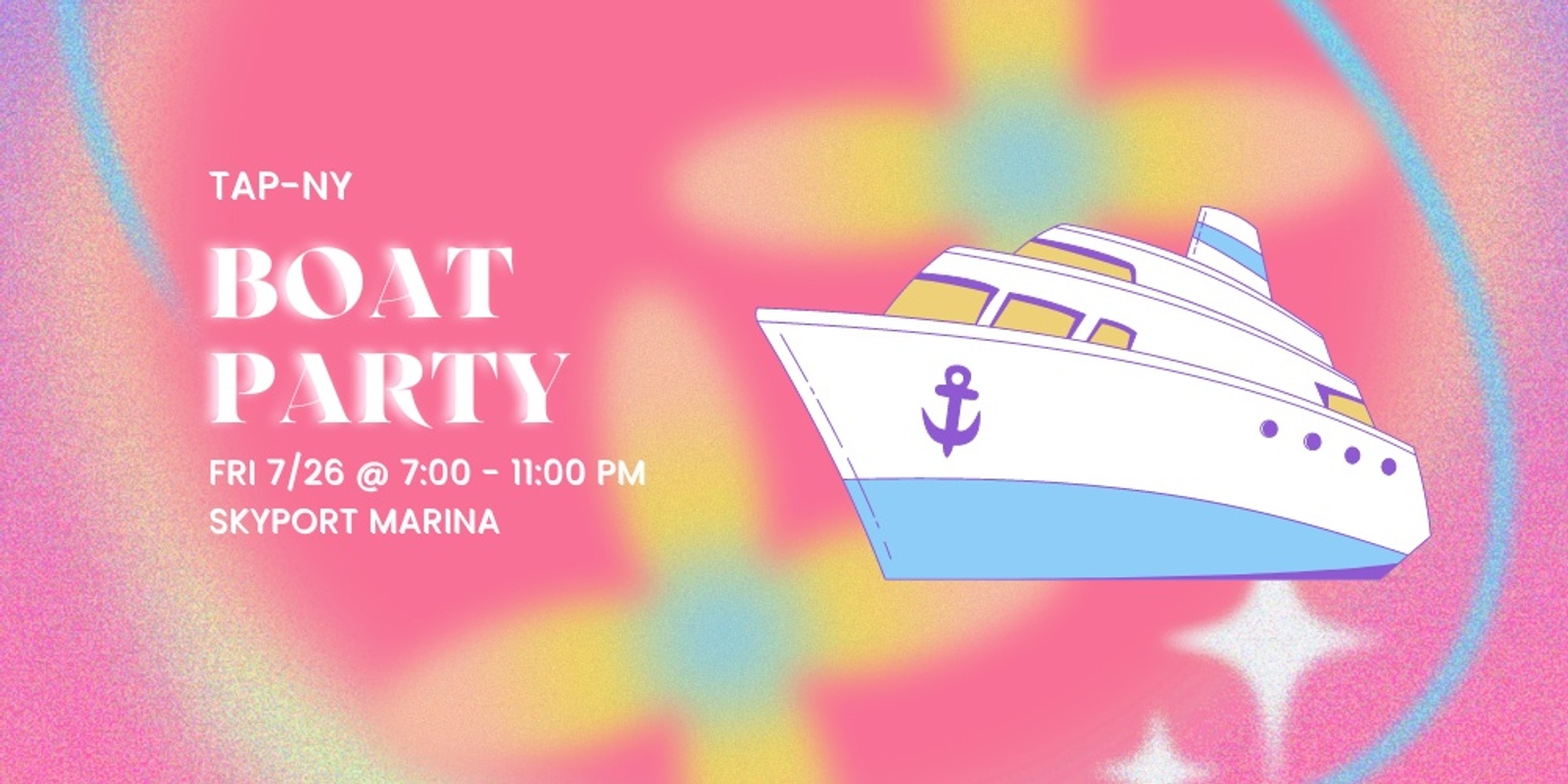 Banner image for TAP-NY 2024 Boat Party 