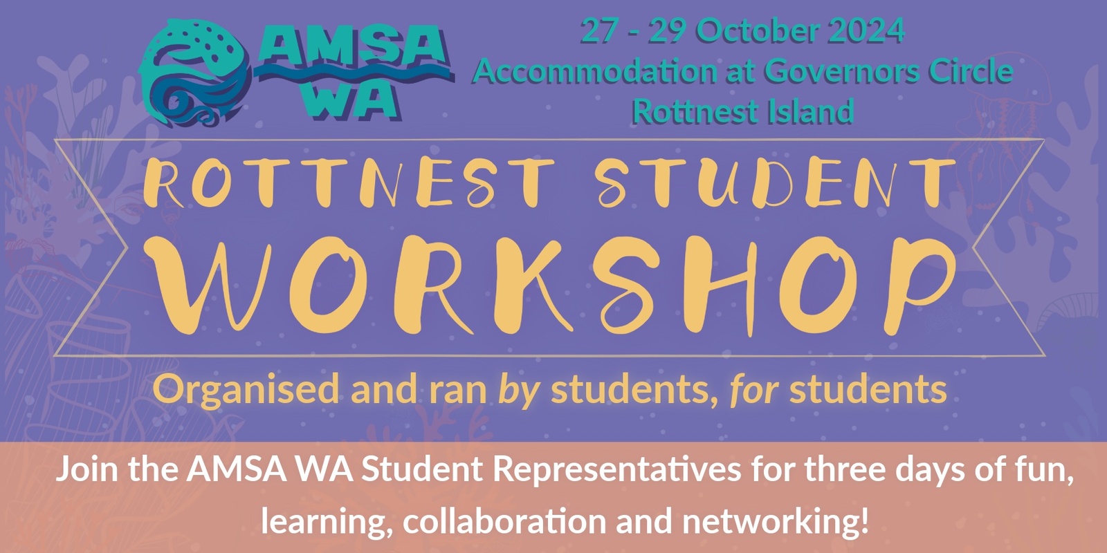 Banner image for AMSA WA Rottnest Student Workshop 2024