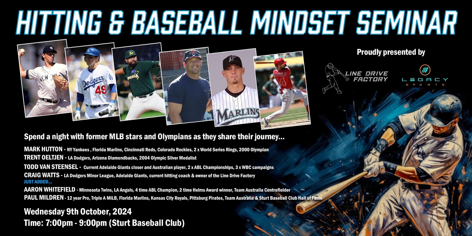 Banner image for MLB Star/ Hitting & Mindset Seminar