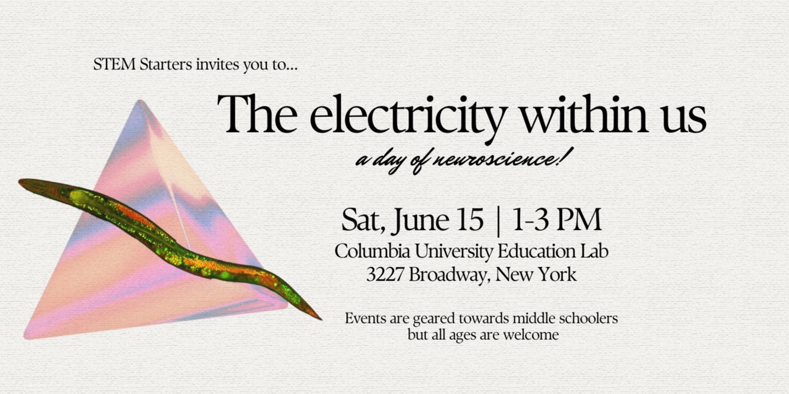 Banner image for STEM Starters: The Electricity Within Us