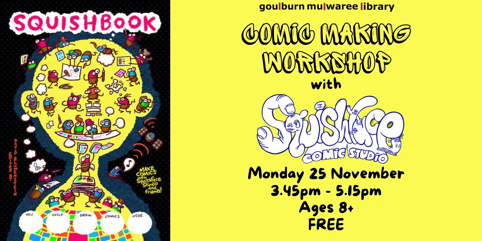 Banner image for Squishface Comic Workshop