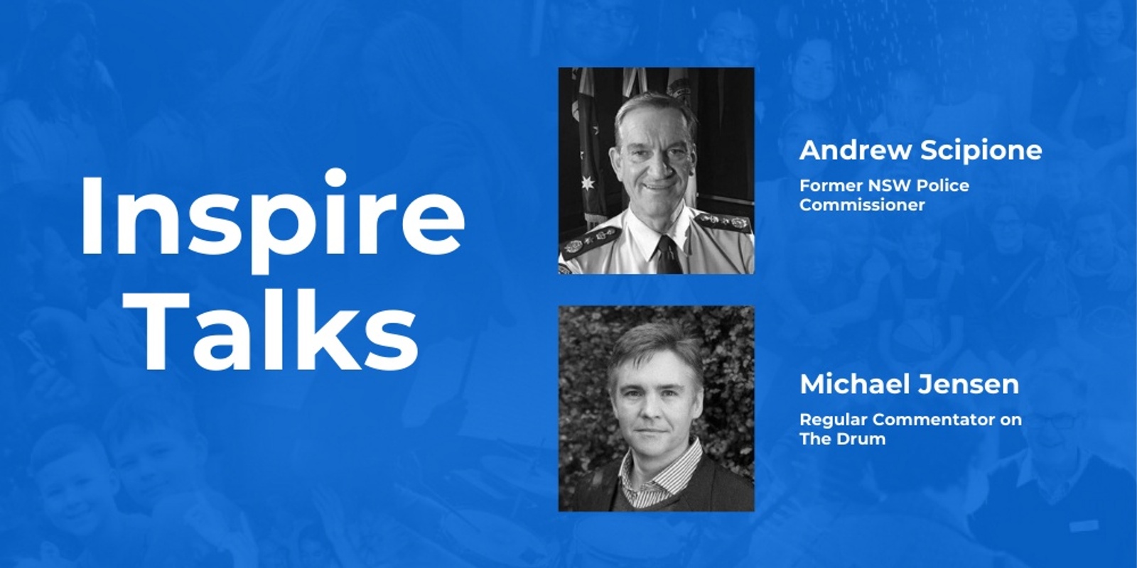 Banner image for Inspire Talks - Andrew Scipione and Michael Jensen