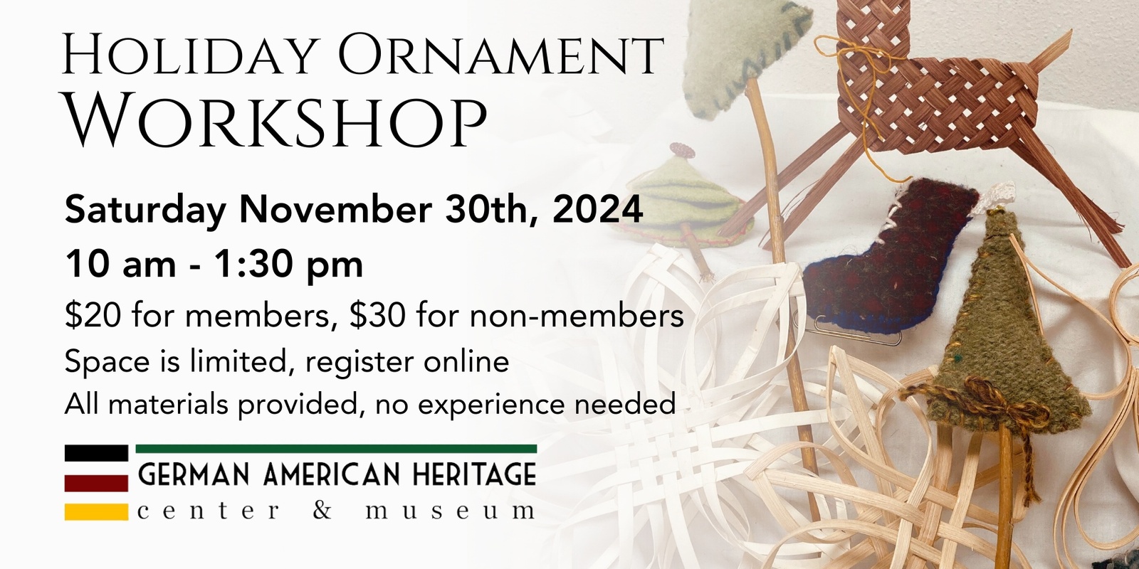 Banner image for Holiday Ornament Workshop