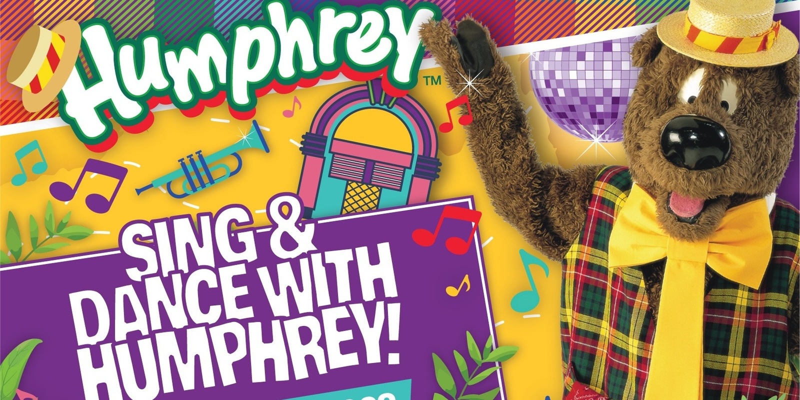 Banner image for Treasure Boxes presents "Sing and Dance with Humphrey B. Bear"