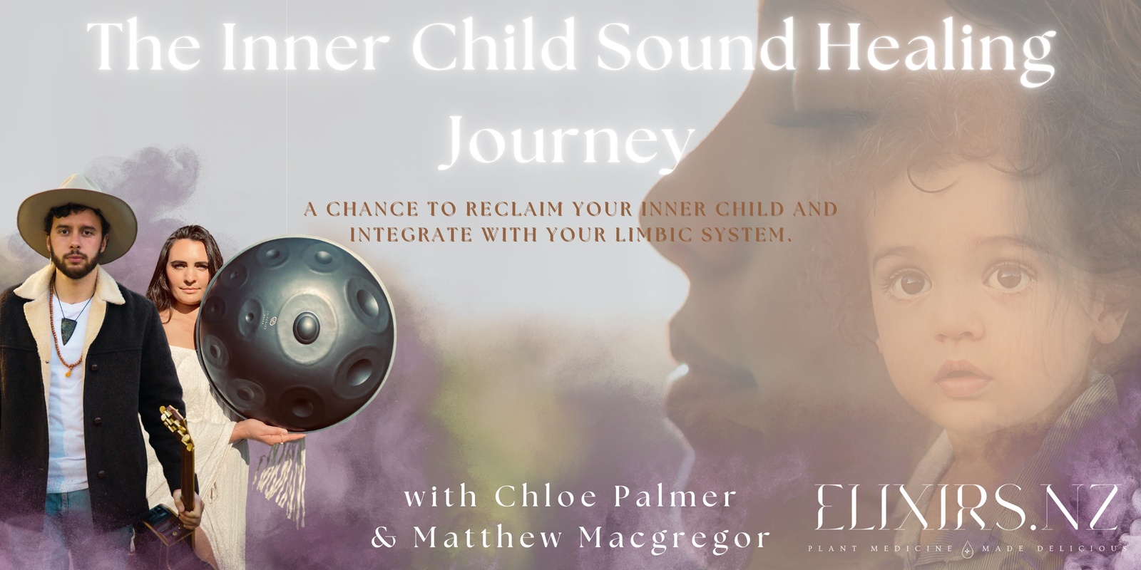 Banner image for Inner Child Sound Healing Journey with Chloe Palmer and Matthew Macgregor