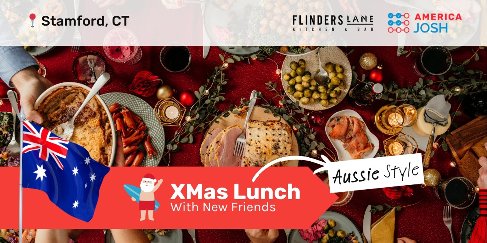 Banner image for Stamford, CT - Traditional Aussie Christmas Lunch 