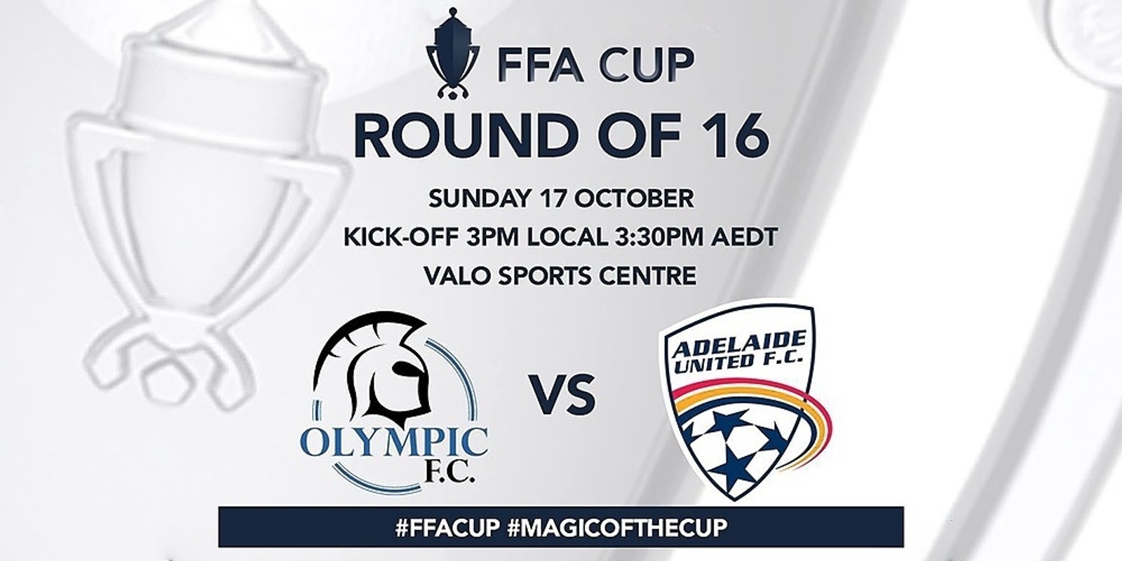 Banner image for FFA Cup Round of 16 | Adelaide Olympic v Adelaide United