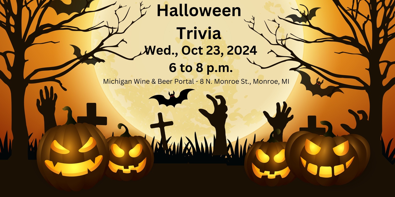 Banner image for Halloween Trivia Night - Wine Down Wednesday October 23, 2024