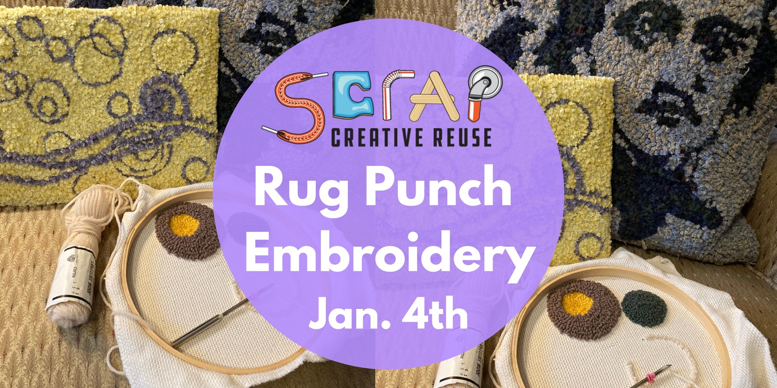 Banner image for Rug Punch Embroidery 1/4