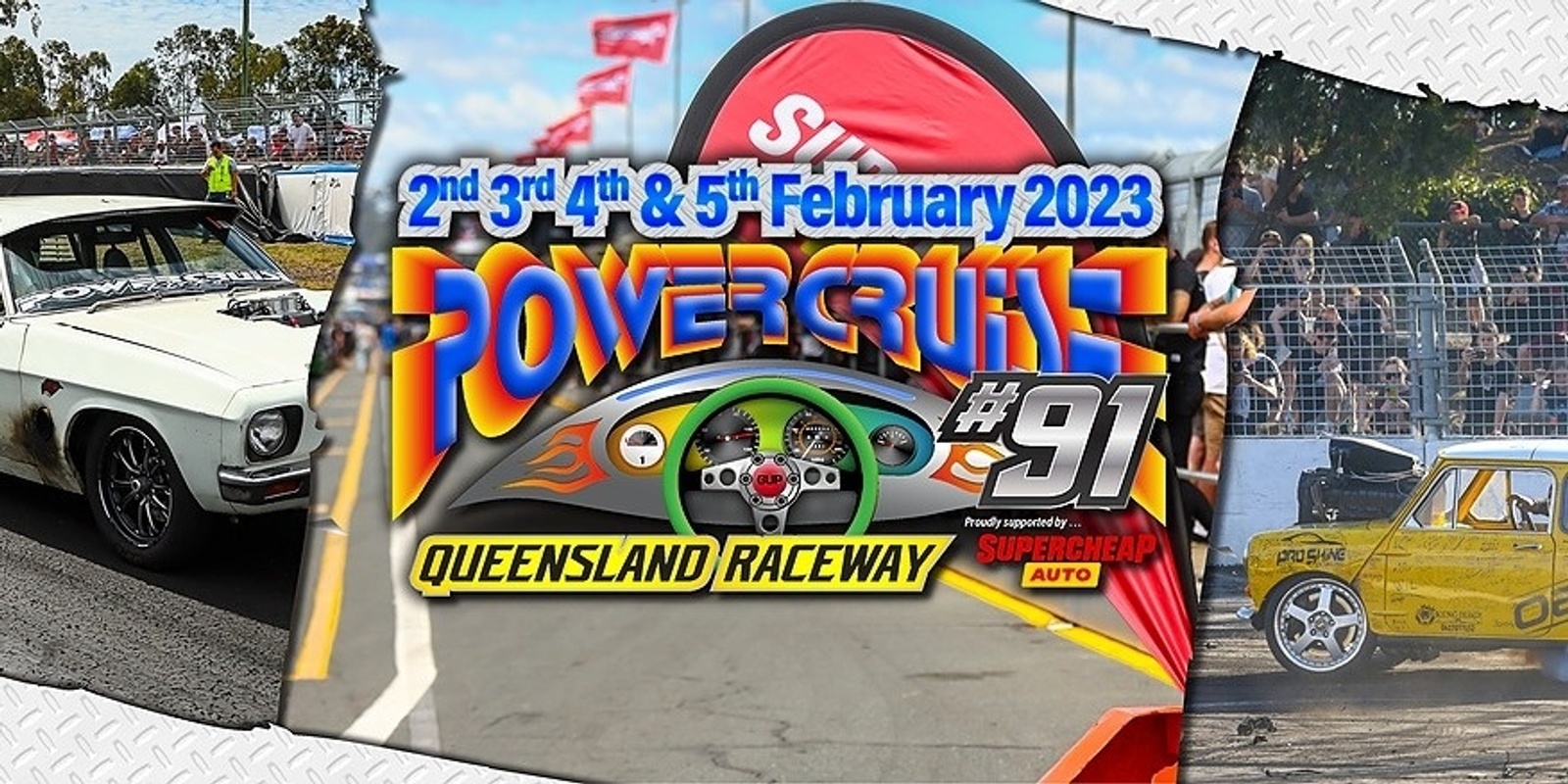 Banner image for Supercheap Auto Powercruise #91 Queensland Raceway, Brisbane QLD 2nd - 5th February 2023