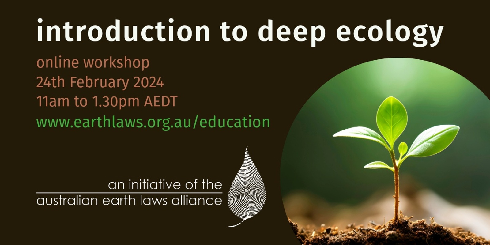 Banner image for Introduction to Deep Ecology 