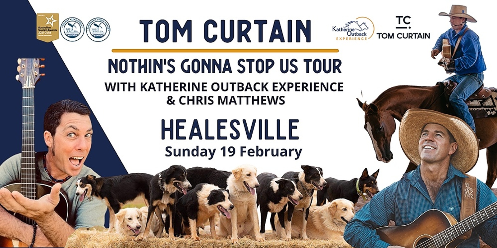 Banner image for Tom Curtain Tour - HEALESVILLE VIC