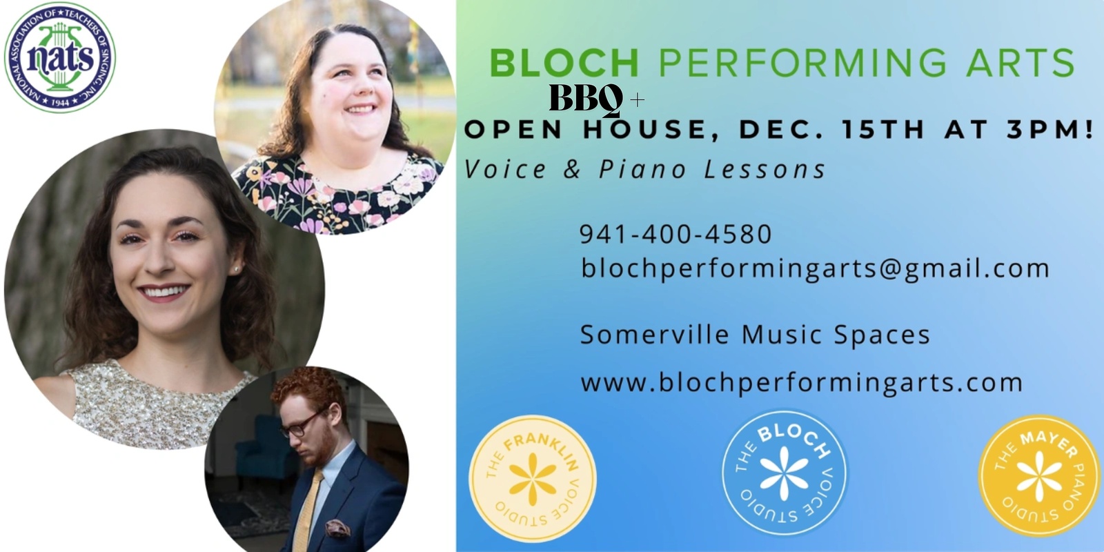 Banner image for BBQ & Open House for Bloch Performing Arts