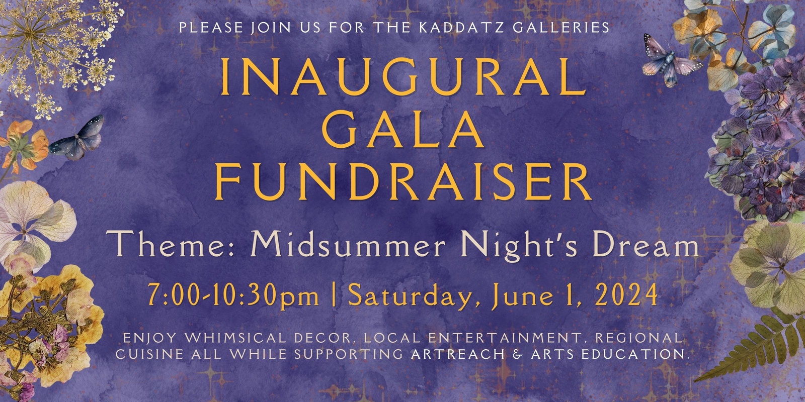 Banner image for Kaddatz Galleries Inaugural Gala Fundraiser
