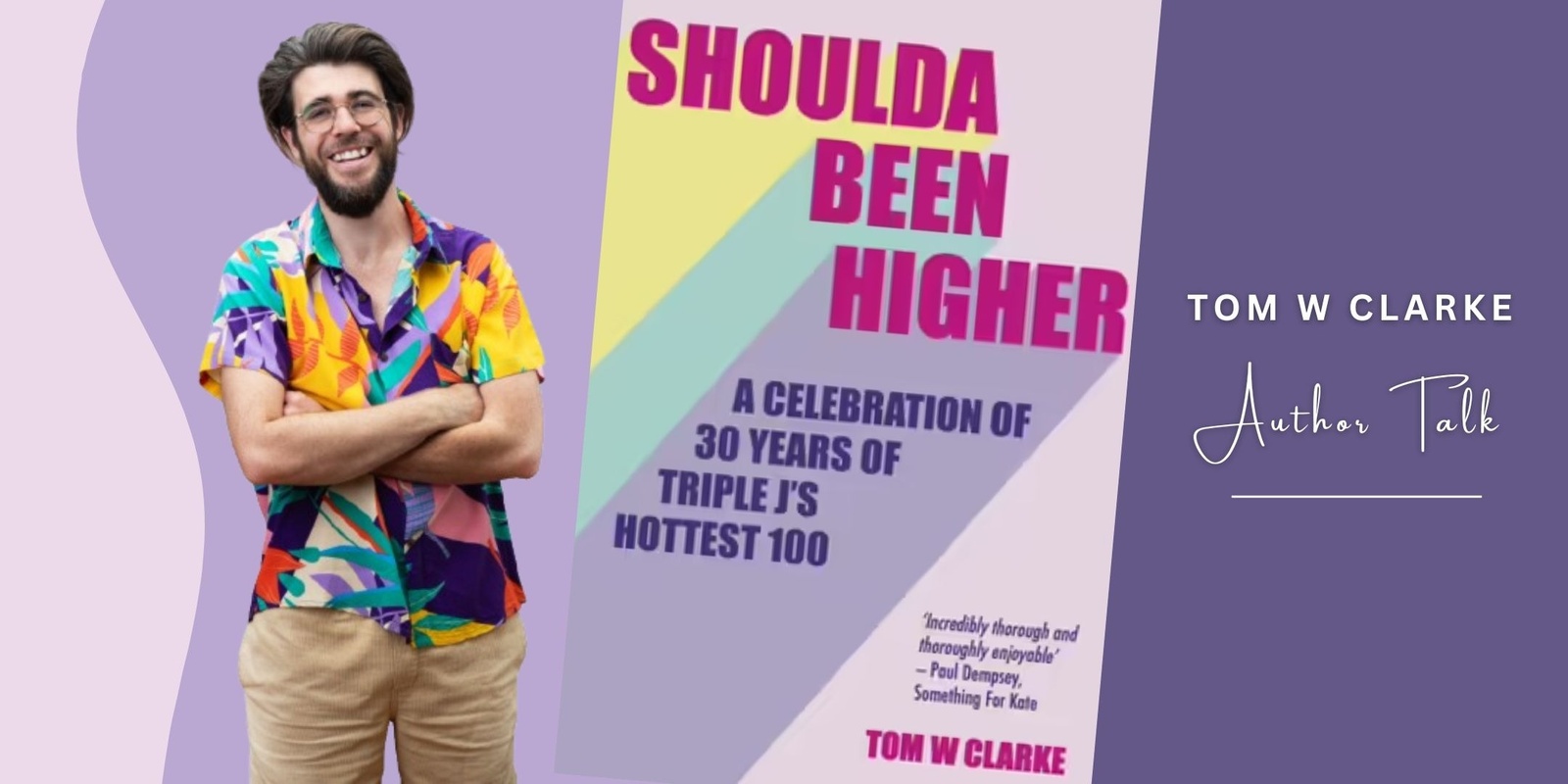 Banner image for Author Talk with Tom W Clarke